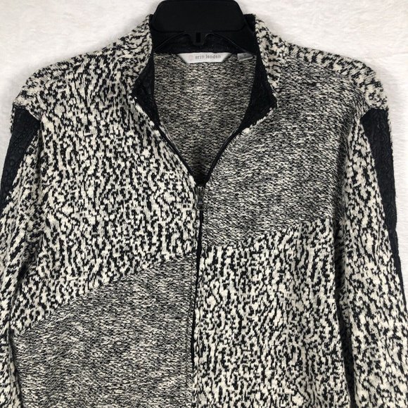 Erin London Women's Sweater Animal Print Jacket Size Adult Medium - Picture 3 of 11
